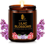 Lilac Blossom Scented Candles, Lilac Blossom Candle, Aromatherapy Candle Gifts by DLDREAMYDEWLA