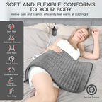 Heating Pad for Period Cramps, Heating Pad for Back/Neck/Shoulder Muscle Pain - Image 7