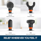 Sharper Image PowerBoost Core Mini Massage Gun Deep Tissue Percussion Massager - Image 6