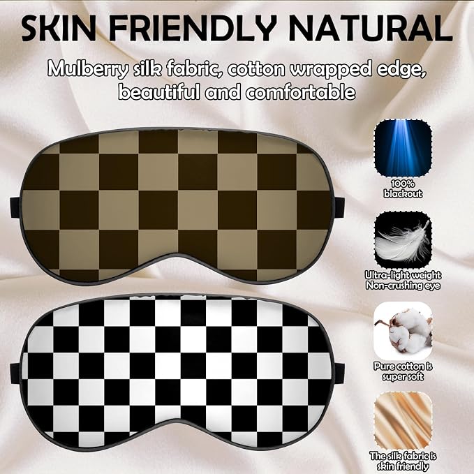2 PCS Sleep Eye Mask Silk Sleeping Soft - Image 3