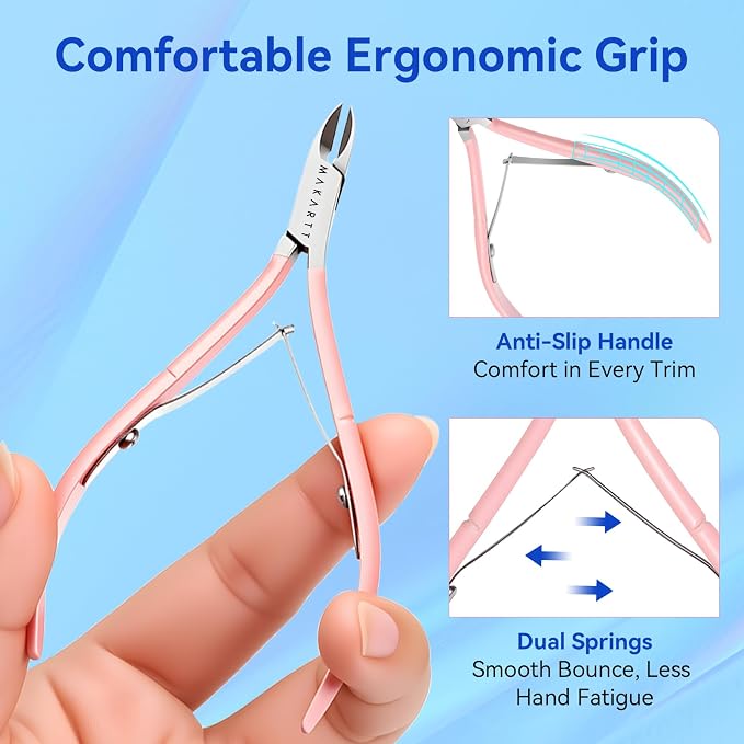Makartt Cuticle Nippers - 7mm Blade Cuticle Trimmer - Image 3