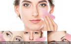 Mina Heal Rose Quartz Gua Sha Facial Massage Stone Excellent Skincare Tool - Image 3