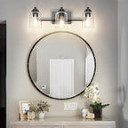 SOLFART 3 Lights Bathroom Light Fixtures Over Mirror Black Vanity Lights - Image 7