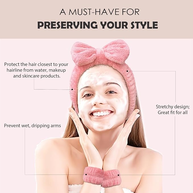 Ayesha Spa Headband and Wristband Set - Image 3