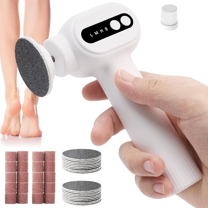 Electric Callus Remover for Feet, 2 in 1 Electric Foot File Grinder, by Mosthink