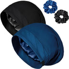 Satin Bonnet for Sleeping Night Cap, Adjustable Satin Lined Silk Bonnets Sleep by ROYBENS