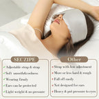 SECZIPE 100% Mulberry Silk Sleep Mask Eye Mask - Image 7