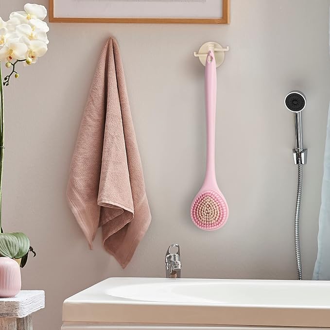 BEDELITE Back Scrubber for Shower, Soft Bath Brush Long Handle for Men & Women - Image 7