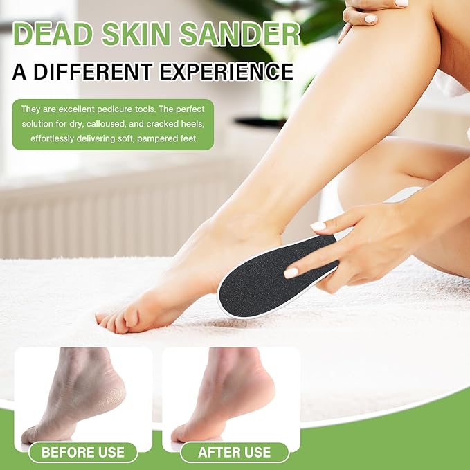 10 Pack Foot File, Foot Callus Remover Professional Sandpaper Pedicure Tools - Image 6