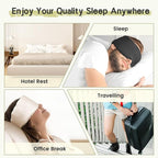 2pcs 100% Handmade Bamboo Sleeping Eye Mask - Image 7