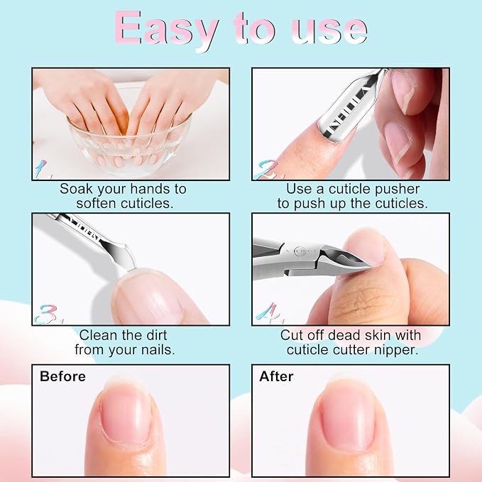 NXJ INFILILA Cuticle Pusher and Cuticle Cutter - Image 5