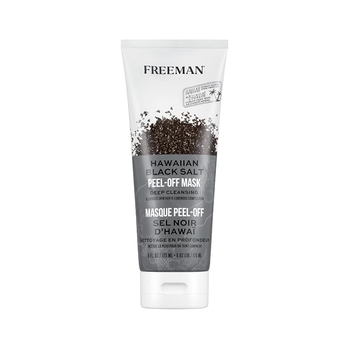 Freeman Exotic Blends Hawaiian Black Salt Peel Off Facial Mask, 6 fl.oz./175 mL by Freeman
