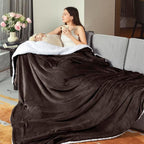 KAWAHOME Sherpa Fleece King Size Blanket - Image 7