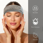 Simnice Spa Facial Headband for Washing Face, Adjustable Facial Headbands - Image 3