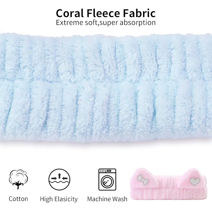 Kawaii Spa Headbands for Women Girls - Image 3