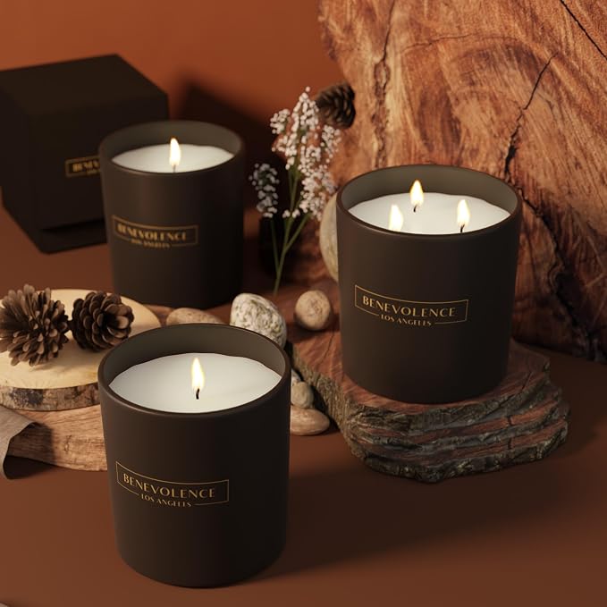 Benevolence LA Pine Scented Candle | Soy Christmas Candles, 45 Hour Burn - Image 6