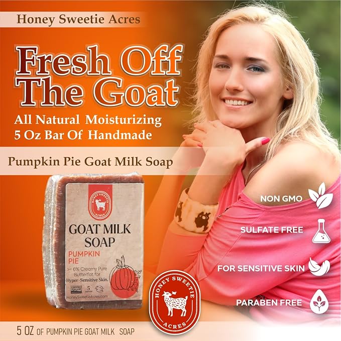 Honey Sweetie Acres Pumpkin Pie Goat Milk Soap - Image 6