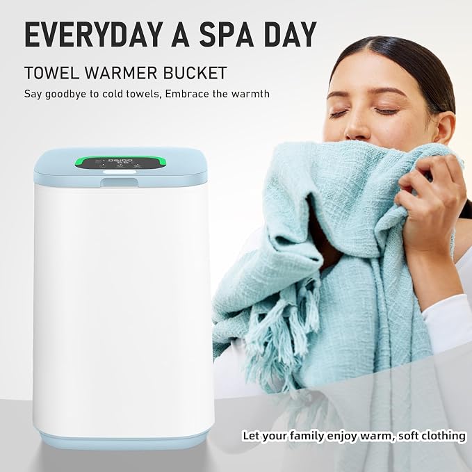 Towel Warmer for Bathroom, 23L Large Towel Warmers, Heated Towel Warmer Bucket - Image 7