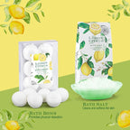 Bath Gift Set, Lemon Citrus Spa Gift Basket - Image 5