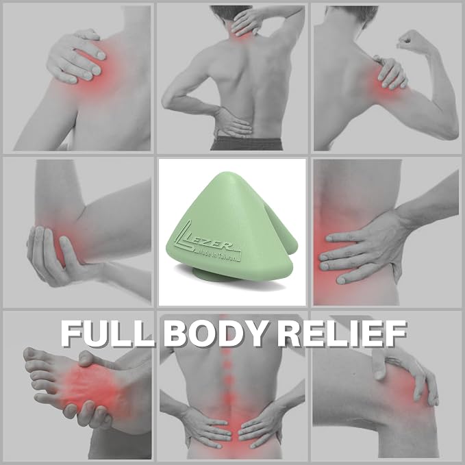 LEZER Large Trigger Massage Point, Manual Massage Ball, Hip Hook, Muscle Knot - Image 8