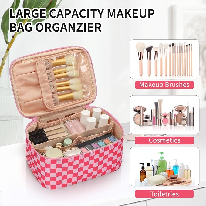 OCHEAL Makeup Bag Portable Cosmetic Bag - Image 3