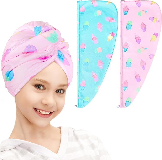 FIOBEE Microfiber Hair Towel Wrap by FIOBEE
