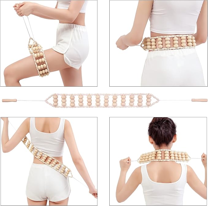 Xokocli 5-in-1 Wood Therapy Massage Tools Lymphatic Drainage Massager - Image 4