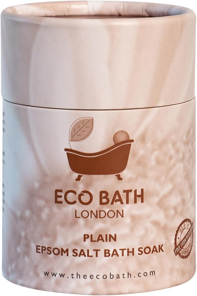 Eco Bath London Plain Unscented Epsom Salt Bath Soak by EcoBathLondon
