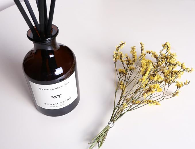 WEALD TRIBE Reed Diffuser Set for Bathroom Air Fresheners, Oil Diffuser Sticks - Image 3