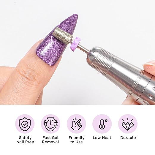 MelodySusie Nail Drill Bits, Nail Gel Polish Remover Tool - Image 8