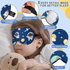 Kids Silk Sleep Mask: 100% Mulberry Silk Eye Mask - Image 3