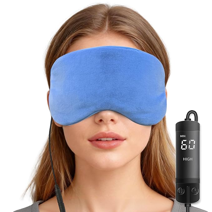 Heated Eye Mask, Warm Eye Compress by AromaSeason