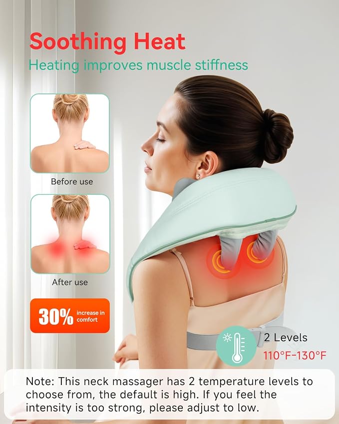 Snailax Cordless Shiatsu Neck Massager - Image 2