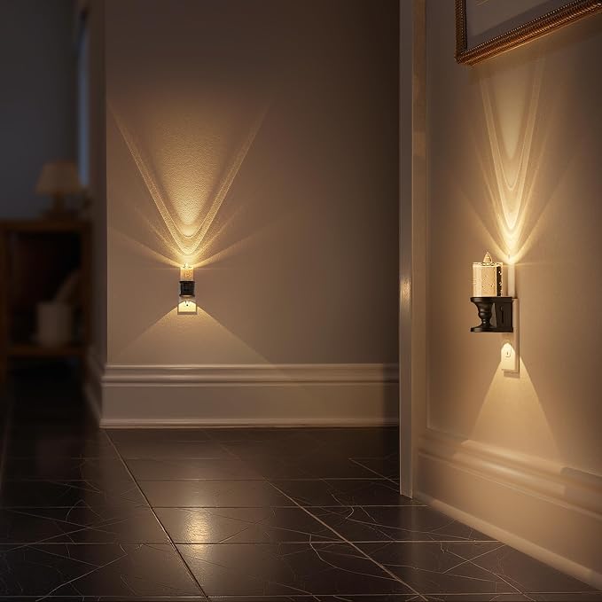 Briignite Flameless Candle Night Light, Bubble Night Lights Plug into Wall - Image 5