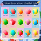 30 Kids Bath Bombs with Surprise Inside – Gift Set with 30 Unique Land & Sea - Image 5