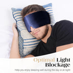 100% Natural Mulberry Silk Sleep Mask, Comfortable Soft - Image 3