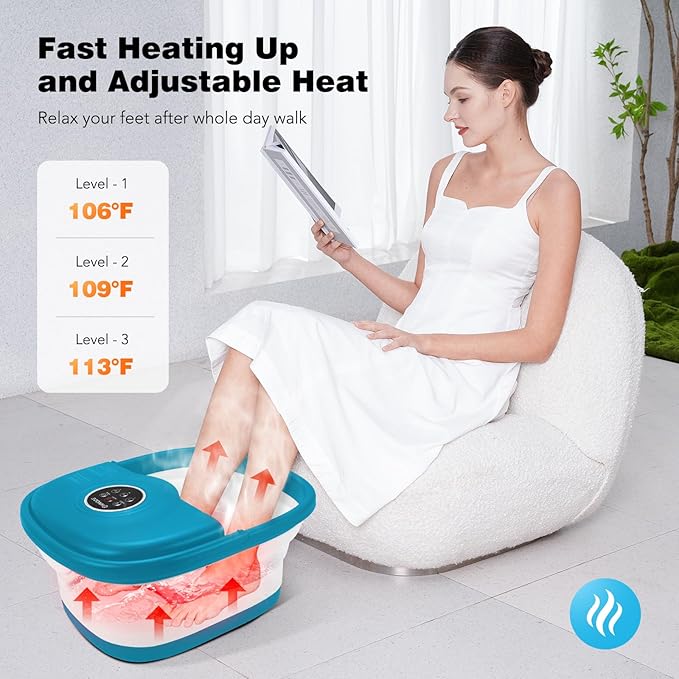 KNQZE Collapsible Foot Spa - Image 2