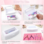 Nail Tool Sterilizer Box, Plastic Sterilizing Tray, Plastic Clean Sterilizing - Image 6
