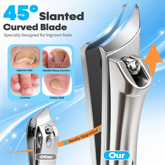 8-in-1 Heavy Duty Toenail & Fingernail Clippers - Image 5