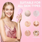 Silicone Face Scrubber Blackhead Scraper Rechargeable 2-in-1 Facial Cleansing - Image 2