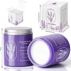 WarmEmbrace Lavender Jar Candles, 7.6 oz Purple Jar Candle, Natural Soy - Image 2