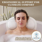 Bath Pillow Luxury Bathtub Pillow, Extra Soft & Comfortable Bath Pillows - Image 2