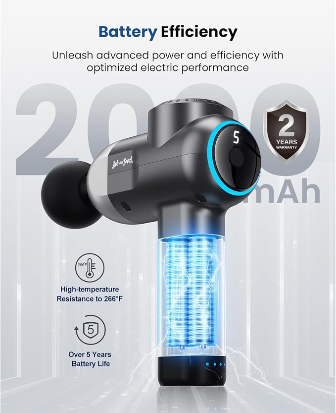 BOB AND BRAD C2 Plus Massage Gun - Image 8