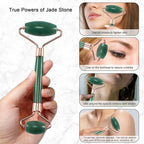Jade Roller for Face, Facial Roller Massager Skin Care Tool, Gua Sha Facial - Image 4