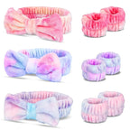 WSYUB Face Washing Headband and Wristbands Set, Headband and Writ Bands by WSYUB