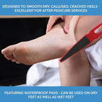 ForPro Professional Collection Pedicure Paddle Foot File, Double-Sided Foot File - Image 6