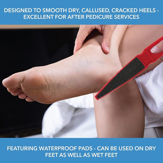 ForPro Professional Collection Pedicure Paddle Foot File, Double-Sided Foot File - Image 6