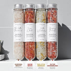 Natural Amor Natural Bath Salt Gift Set – 4 Pack Tubes - Image 2