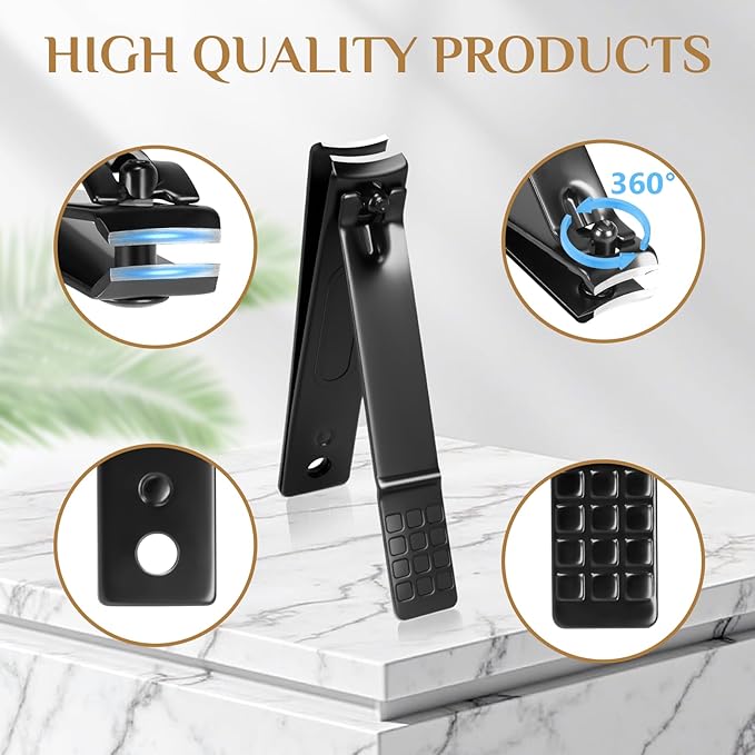 MINKINH Manicure Set Professional Nail Clipper Kit-26 Pieces Stainless Steel - Image 6