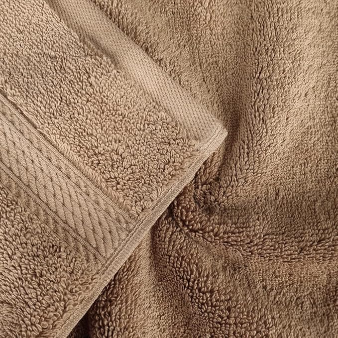 Superior Egyptian Cotton Pile Face Towel/Washcloth Set of 6, Ultra Soft Luxury - Image 4